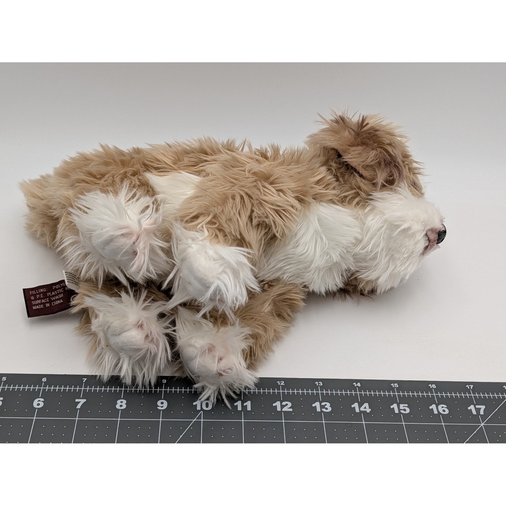Bearington Murphy Maltipoo Plush Dog Puppy Tan White Shaggy 9 Inch - Picture 6 of 10